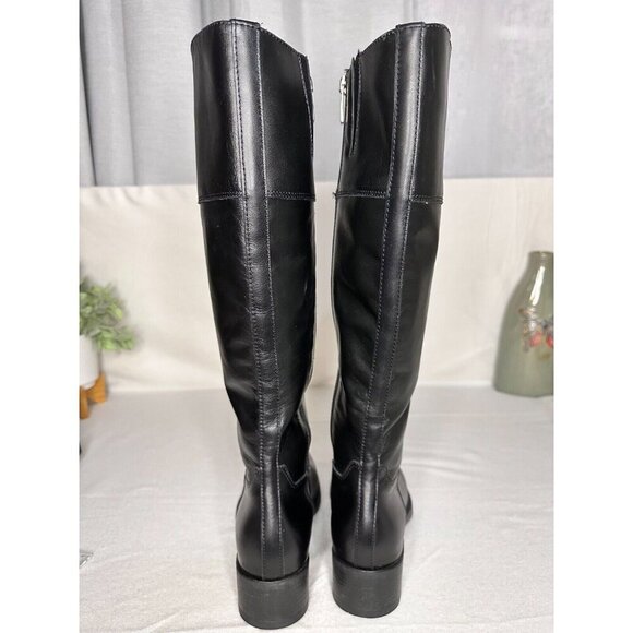 La Canadienne Passion Black Leather Ridding Boots Women's 5 Equestrian knee High - Picture 9 of 16